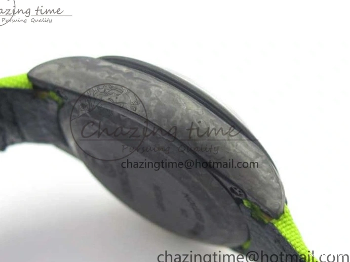0507 Daytona DIW Carbon V2 WWF Best Edition Black Green Dial On Green Nylon Strap A UrbanChic 3110